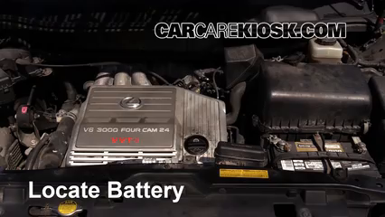 2003 Lexus RX300 3.0L V6 Battery Replace